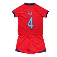 Otroški Nogometni dresi Anglija Declan Rice #4 Gostujoči SP 2022 Kratek Rokav (+ Kratke hlače)